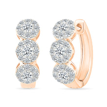 Trendy Twill Diamond Earrings