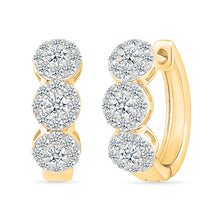 Trendy Twill Diamond Earrings