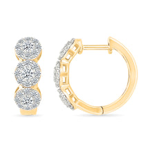 Trendy Twill Diamond Earrings