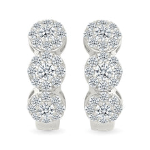 Trendy Twill Diamond Earrings