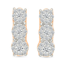 Shine Diamond Hoop Earrings