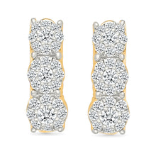 Shine Diamond Hoop Earrings