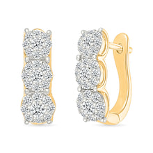 Shine Diamond Hoop Earrings