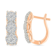 Shine Diamond Hoop Earrings