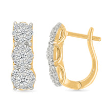 Shine Diamond Hoop Earrings