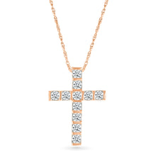 Bejeweled Cross Diamond Pendant