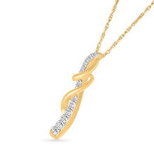 Spring Gold Diamond Pendant