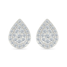 Dew Drop Gold & Diamond Earrings