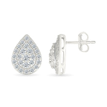 Dew Drop Gold & Diamond Earrings