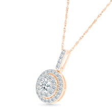 Ethereal Round Diamond Pendant