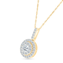 Ethereal Round Diamond Pendant