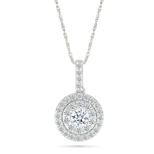 Ethereal Round Diamond Pendant