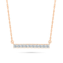 Starlit Bar Diamond Necklace