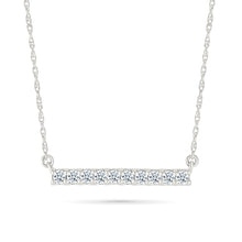 Starlit Bar Diamond Necklace