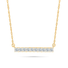 Starlit Bar Diamond Necklace