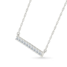 Starlit Bar Diamond Necklace