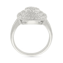 Spherical Halo Gold & Diamond Ring