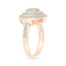 Spherical Halo Gold & Diamond Ring