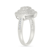 Spherical Halo Gold & Diamond Ring