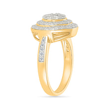 Spherical Halo Gold & Diamond Ring