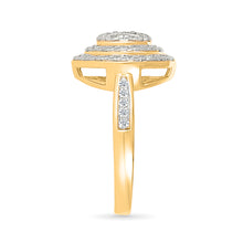 Spherical Halo Gold & Diamond Ring