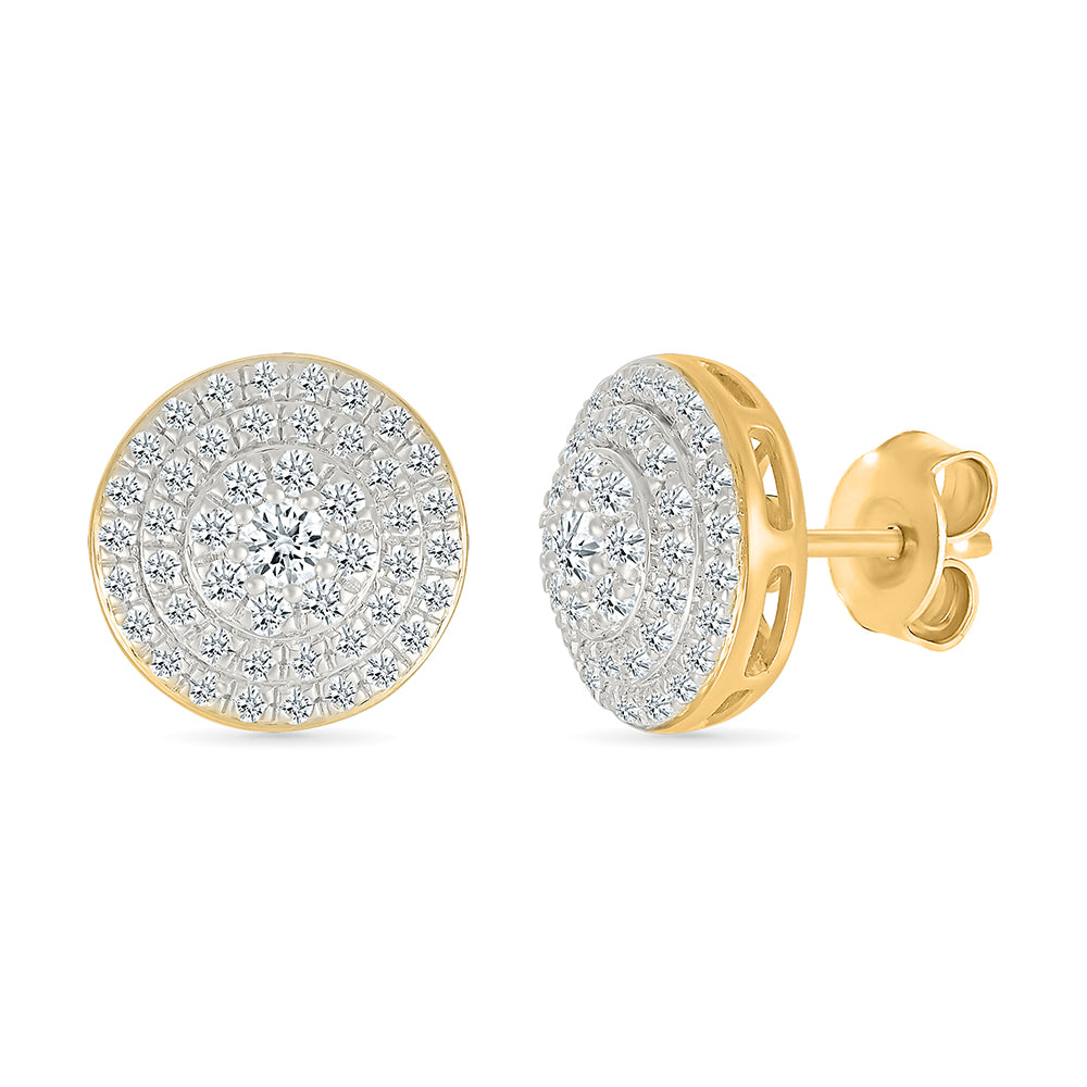 Sparkling Embrace Stud Earrings