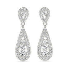 Elena Oscillate Diamond Drop Earrings