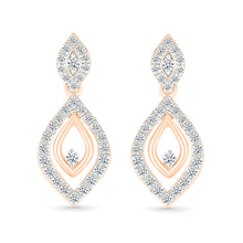 Diamond Shimmer Drop Earring