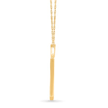 Linear Elegance Diamond Pendant