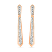 Tie Hanging Diamond Earrings