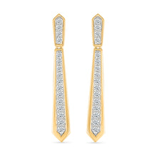 Tie Hanging Diamond Earrings