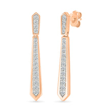 Tie Hanging Diamond Earrings
