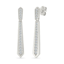 Tie Hanging Diamond Earrings