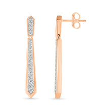 Tie Hanging Diamond Earrings