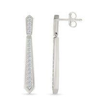 Tie Hanging Diamond Earrings