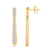 Tie Hanging Diamond Earrings