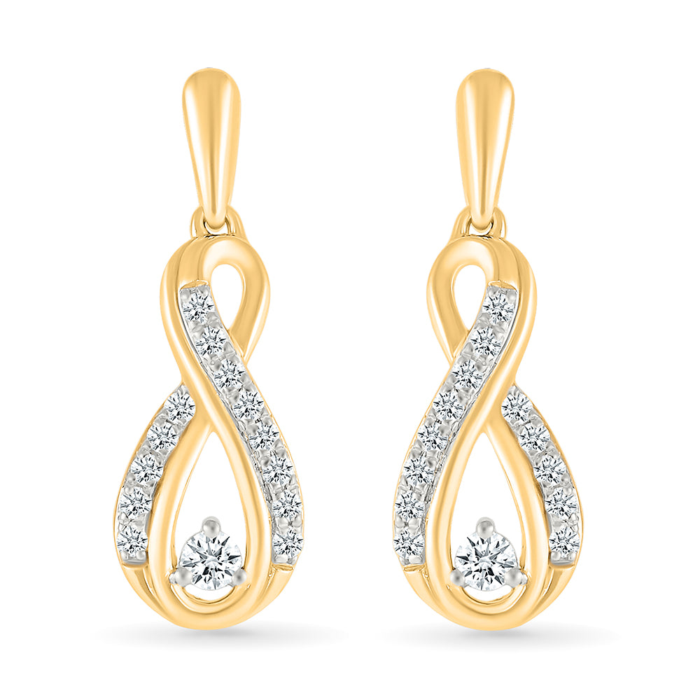 Graceful Infinity Dazzling Earrings