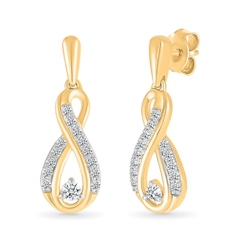 Graceful Infinity Dazzling Earrings