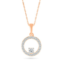 Sparkling Orbit Diamond Pendant