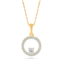 Sparkling Orbit Diamond Pendant