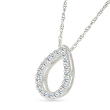 Halo Tears Diamond Pendant
