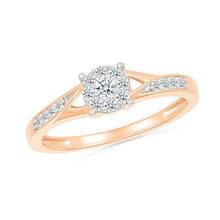 Ethereal Starburst Diamond Ring