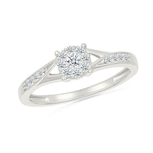 Ethereal Starburst Diamond Ring