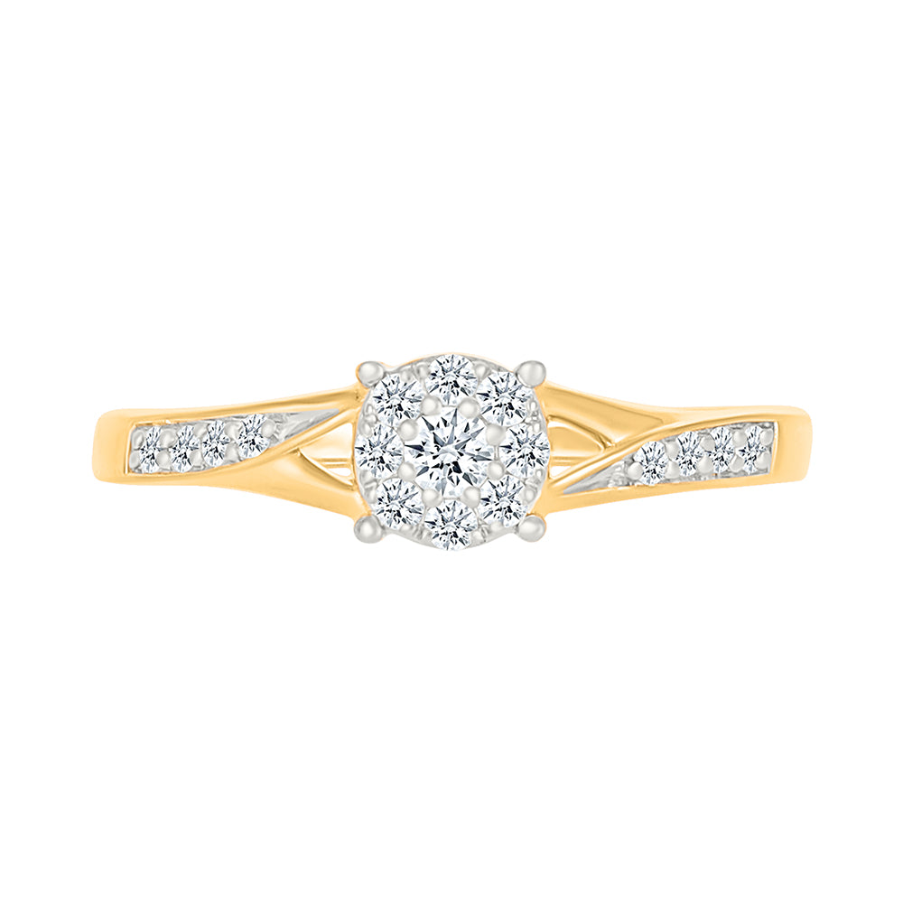 Ethereal Starburst Diamond Ring