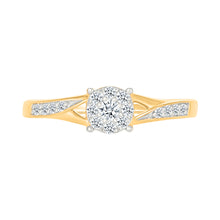 Ethereal Starburst Diamond Ring