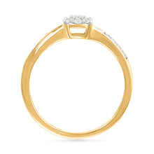 Ethereal Starburst Diamond Ring