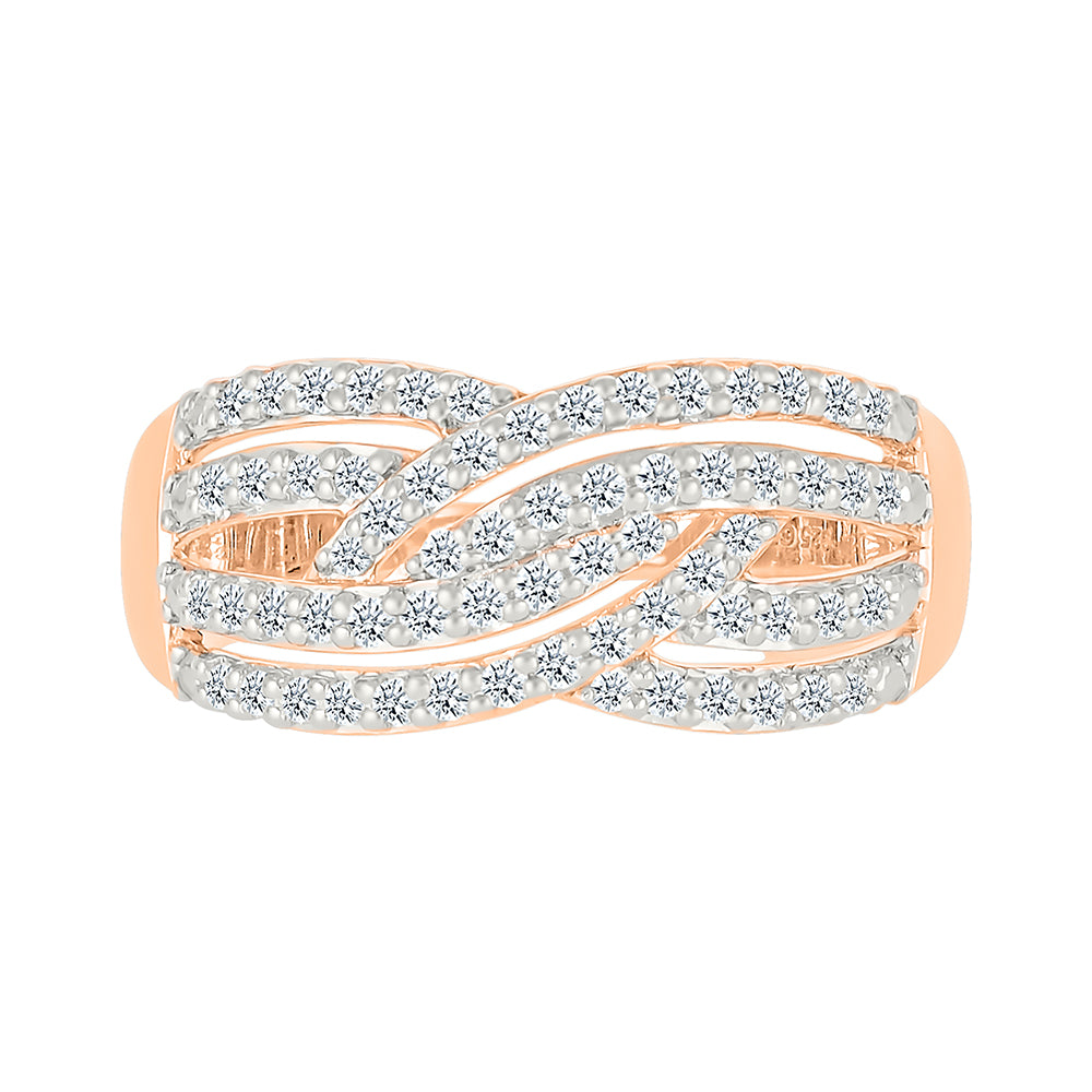 Dazzling Weave Diamond Ring