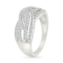 Dazzling Weave Diamond Ring