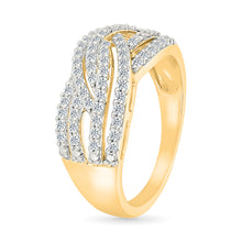 Dazzling Weave Diamond Ring