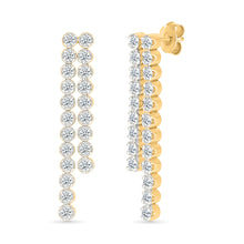 Shining Diamond Hanging Earrings